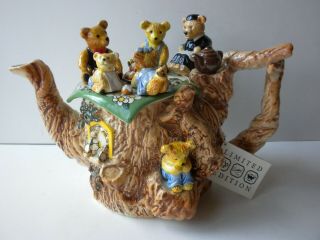 Paul Cardew Teapot Teddy Bear Picnic Limited Edition