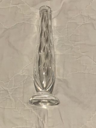 Waterford Crystal 7”tall Tapered Bud Vase