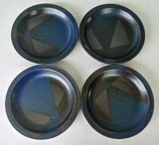 Iron Mountain Pottery - Blue Ridge - Stoneware Salad Plates - Set Of 4