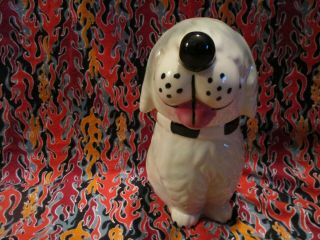 Vintage Mccoy Dan The Dog Ceramic Pottery Cookie Treat Jar Made Usa