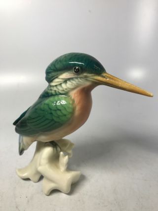 Vintage Signed Karl Ens German Porcelain Bird Figurine Germany