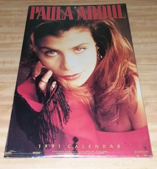 Paula Abdul 1991 Landmark Poster Calendar Rare