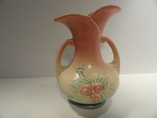 Hull Art Pottery Wildflower Double Handled Vase 3