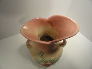 Hull Art Pottery Wildflower Double Handled Vase 5