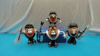 Mr.  Potato Head/kiss Rock Group Action Figures/simmons/stanley/frehley/criss