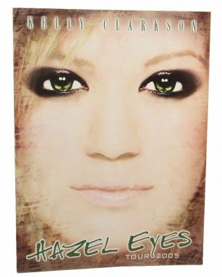 Kelly Clarkson Hazel Eyes Tour 2005 Tour Book Official Nos