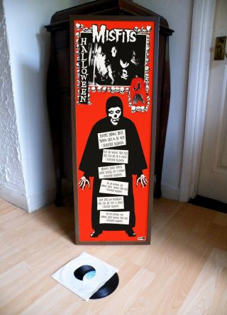 The Misfits Halloween Promo Poster,  Lyric Sheet,  Goth,  Horror,  388,  Bullet,  Marilyn