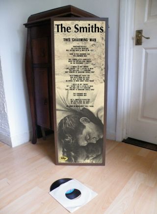The Smiths This Charming Man Promo Poster,  Lyric Sheet,  Goth,  Cure,  Panic,  Difference