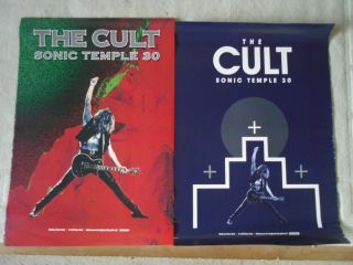 The Cult - Sonic Temple 30 Promotional 2 Sided Poster