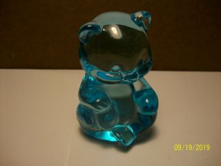 Fenton Art Glass - Robin Egg Blue Bear