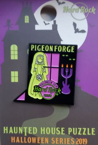 Hard Rock Cafe Pigeon Forge Halloween Puzzle 2019 Pin