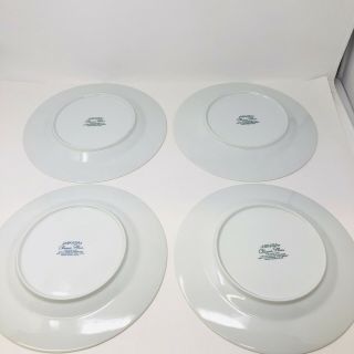 4 Mikasa CLASSIC FLAIR WHITE Dinner Plate 10 5/8” 5