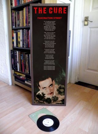 The Cure Fascination Street Promo Poster,  Lyric Sheet,  Goth,  Sex Pistols,  Smiths