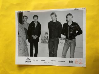 The Flesh Eaters Press Photo 8x10”,  Chris D. ,  Don Kirk,  Robyn Jameson,  Ruby.