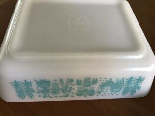 Vintage PYREX Amish Butterprint 1.  5 QT 503 Refrigerator/Ovenware Dish With Lid 8