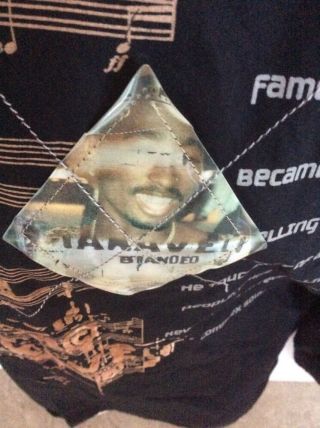 Makaveli Branded Tupac Shakur Sz 2x Button Shirt This Is My Life Black