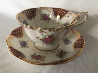 Royal Albert Tea Cup And Saucer Set Empress Series Catherine