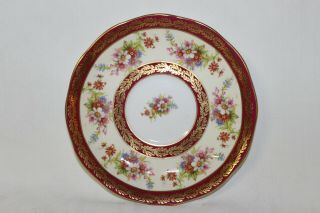 Lovely Royal Albert Teacup & Saucer Daisy & Pink Flower Avon Shape Footed EXC 6