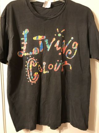 Living Colour Xlarge,  Black T Shirt,  Vintage,  Rare Vintage