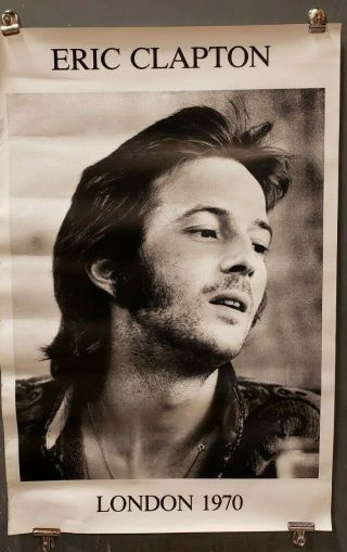 Eric Clapton London 1970 Poster
