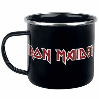 Iron Maiden Logo Enamel Mug