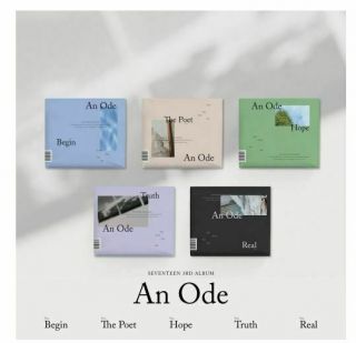 Seventeen 3rd Album An Ode K - Pop Cd,  4 Photocard,  Sticker,  Poster In Tube