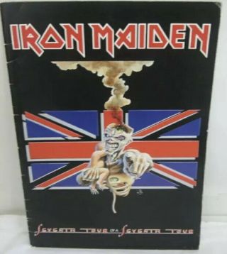 Iron Maiden Seventh Tour Of A Seventh Tour Program