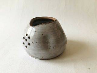 Vintage 1960 ' s 1970 ' s Mid Century Modern Ceramic Stoneware Studio Pottery Vase 3