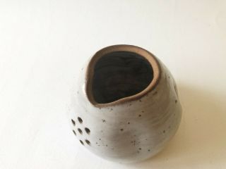 Vintage 1960 ' s 1970 ' s Mid Century Modern Ceramic Stoneware Studio Pottery Vase 4