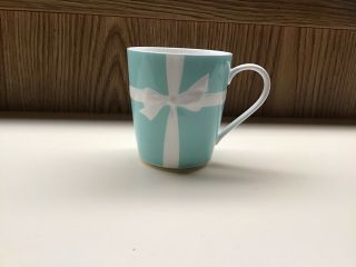 Tiffany And Co.  Authentic Blue Ribbon Porcelain Mug