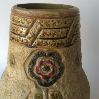 Roseville Pottery Mostique 9 3/4” (10”) Mission Arts and Crafts Vase 2