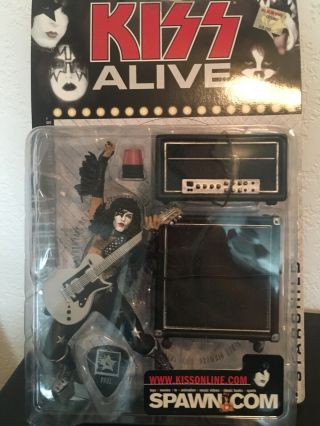 2000 Mcfarlane Toys Kiss Alive Paul Stanley Stage Figure Starchild