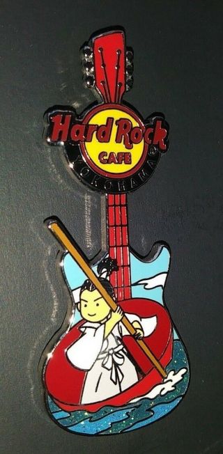 Hard Rock Cafe Hrc Yokohama Young Girl In Noodle Bowl Collectible Pin Rare /le