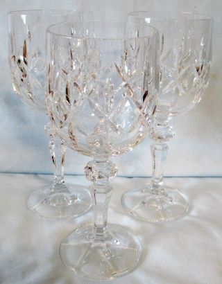 Royal Irish Crystal Rix2 Glass White Wine 7 Inch Set Of 3