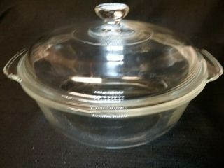 Vintage Anchor Hocking 447 Fire King 1.  5 Qt 8 " Casserole Dish W/ Lid S/h