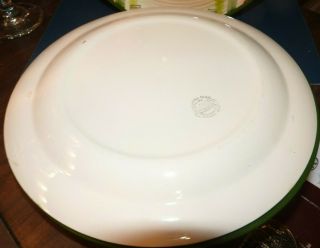 4 Vintage Vernonware Tam O ' Shanter 9 1/2” Dinner Plates One Has Small Chip 3