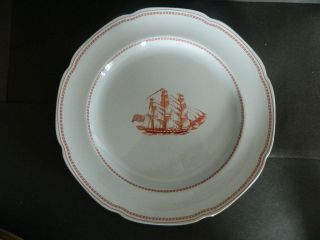 Spode Trade Winds Red Large 10 1/4 Dinner Plate