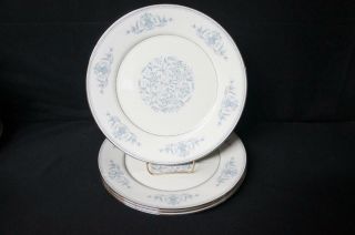 4 Four Oxford Bone China By Lenox Bryn Mawr Dinner Plates 10 5/8 " Usa
