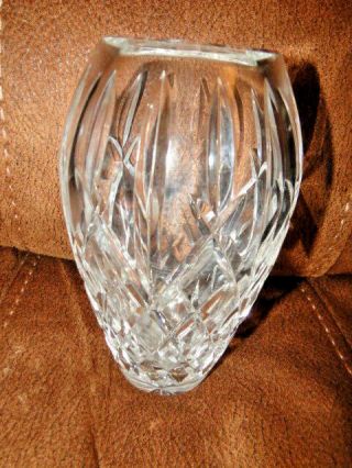 Waterford Crystal Lismore 7 " Flower Bud Vase Made In Ireland -