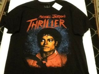 Michael Jackson Thriller T Shirt,  Black,  Size Medium