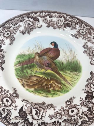 Spode Woodland Pheasant Game Bird Dinner Plate 10 3/4 