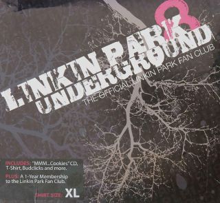 Linkin Park Underground 8 Fan Club Set (cd & T - Shirt (large Or Xl))