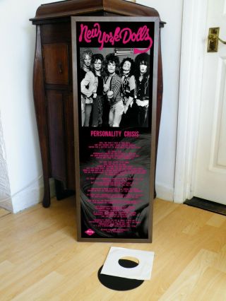York Dolls Personality Crisis Promo Poster,  Sex Pistols,  Heartbreakers,  Punk