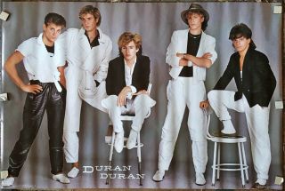 Duran Duran Rare Poster 1982 / Apprx 24 X 36 Pace Minerva