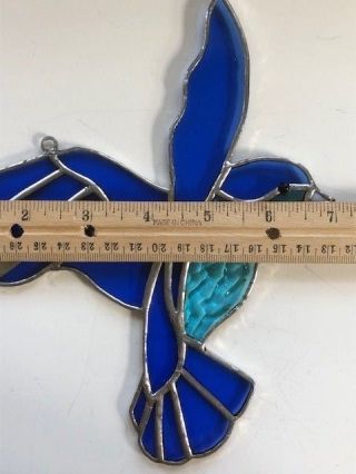 Stained Glass Hand Crafted Sun Catcher Happy 