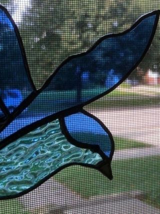 Stained Glass Hand Crafted Sun Catcher Happy 