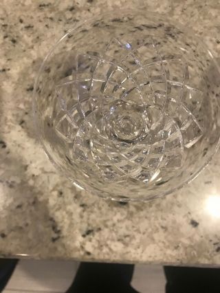 WATERFORD Irish Crystal TYRONE PATTERN CLARET WINE GLASS 7 