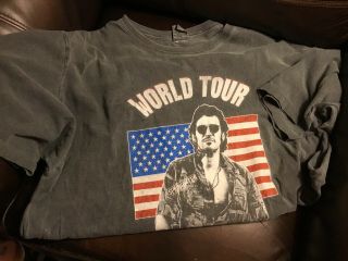 Vintage Bruce Springsteen World Tour T - Shirt,  The Rising 2002 - 3,  Size Xxl,  Look