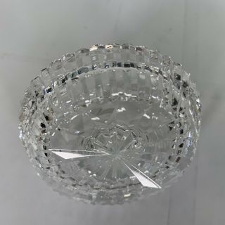 Waterford Crystal Round Dish Ring Holder 7514339500 Starburst 7