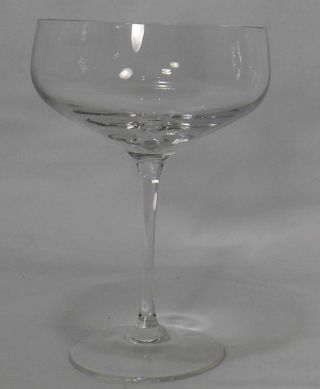 Rosenthal Crystal Fuga Pattern Set Of 2 Champagne / Tall Sherbet Glass 5 - 7/8 "